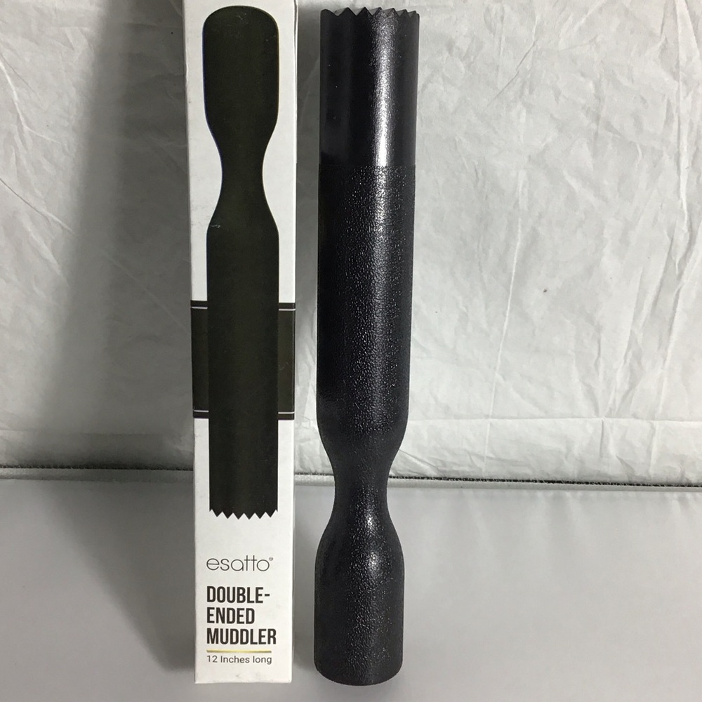 Black Double-Ended Muddler